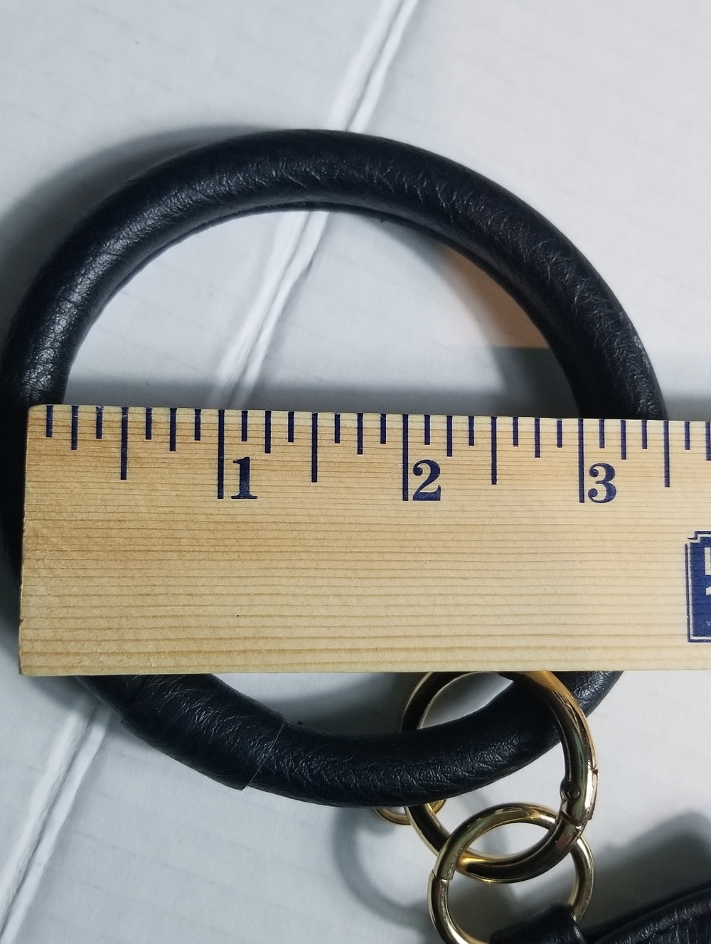 Black Wristlet Cardholder Keyring View 3